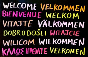 Welcome in Many Languages